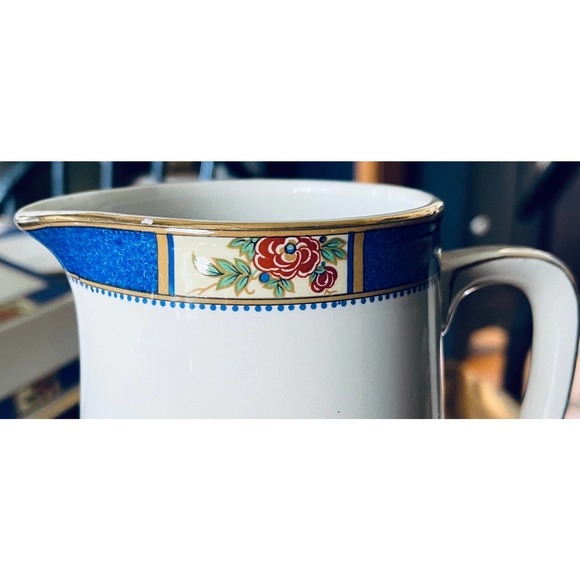 Rare 1929-1942 Allertons Ltd. Open Pitcher/Jug, Hand Painted Porcelain - Picture 4 of 10